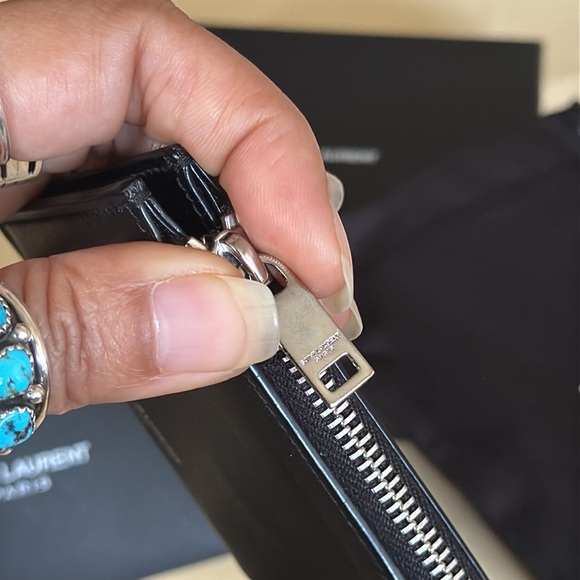 Saint Laurent Fragments Cardholder Black - Picture 6 of 15